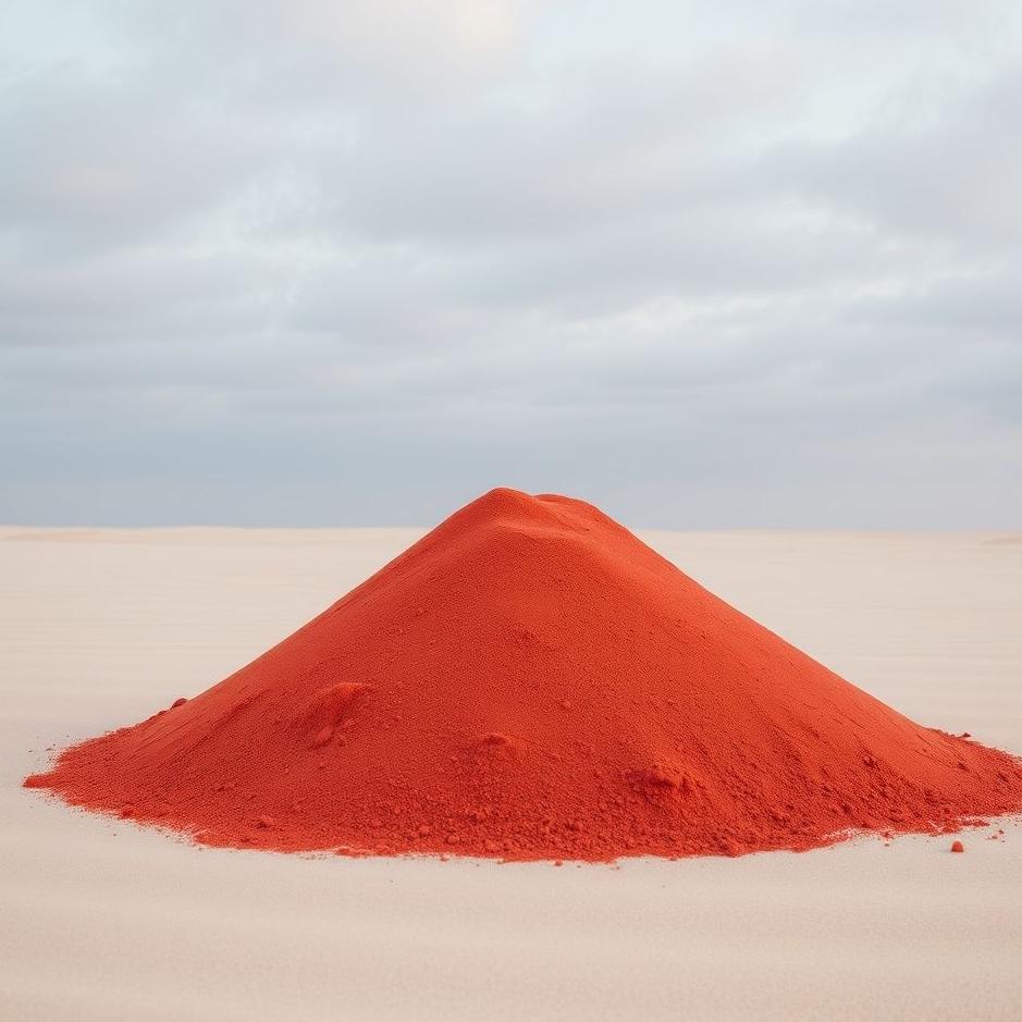 Dream : Pile of red sand in a dream
