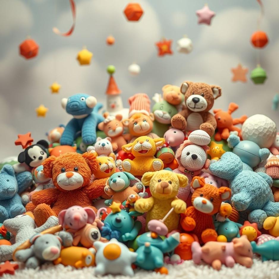 Dream : Pile of toys in a dream