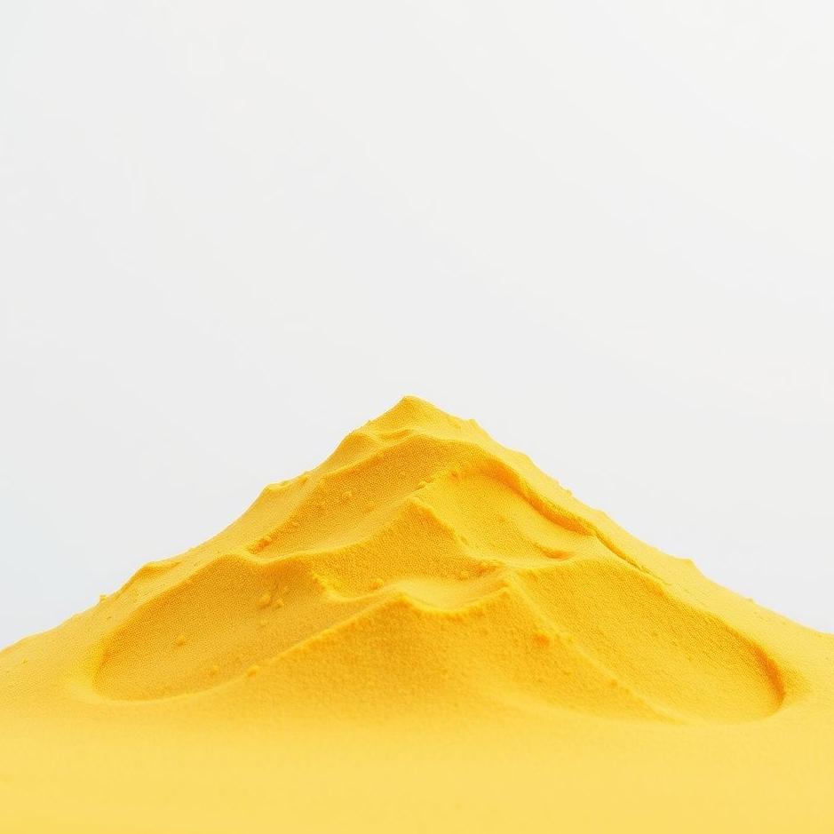Dream : Pile of yellow sand in a dream