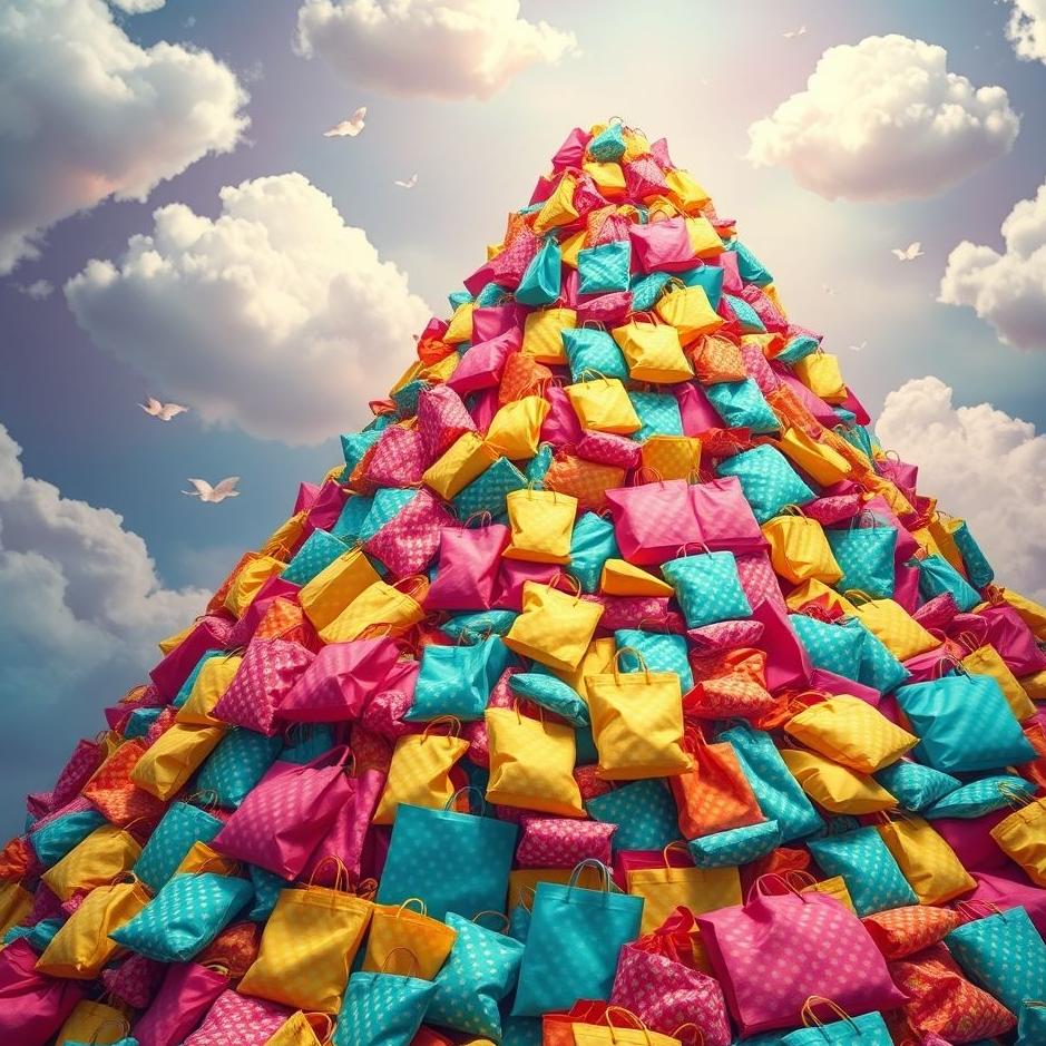 Dream : Pile on shopping in the dream