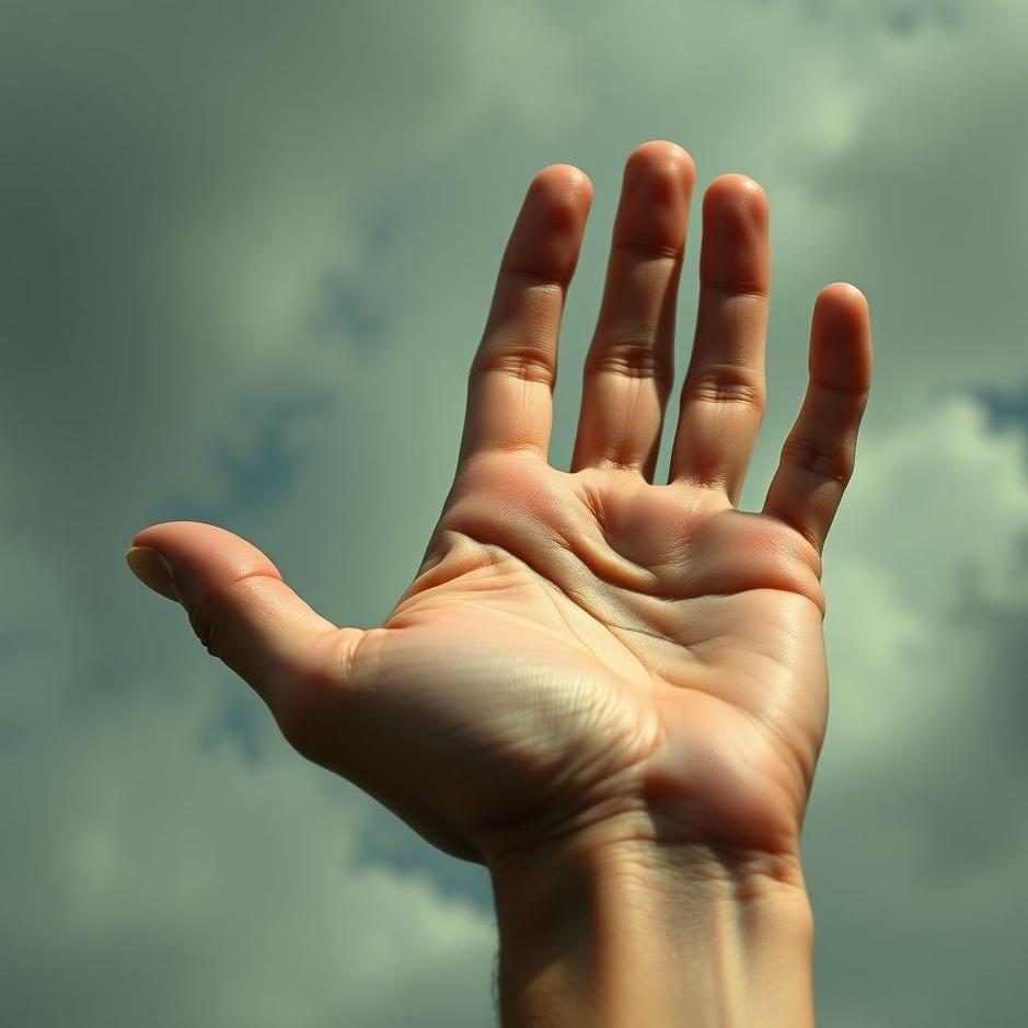 Dream : Pimpled hand in a dream