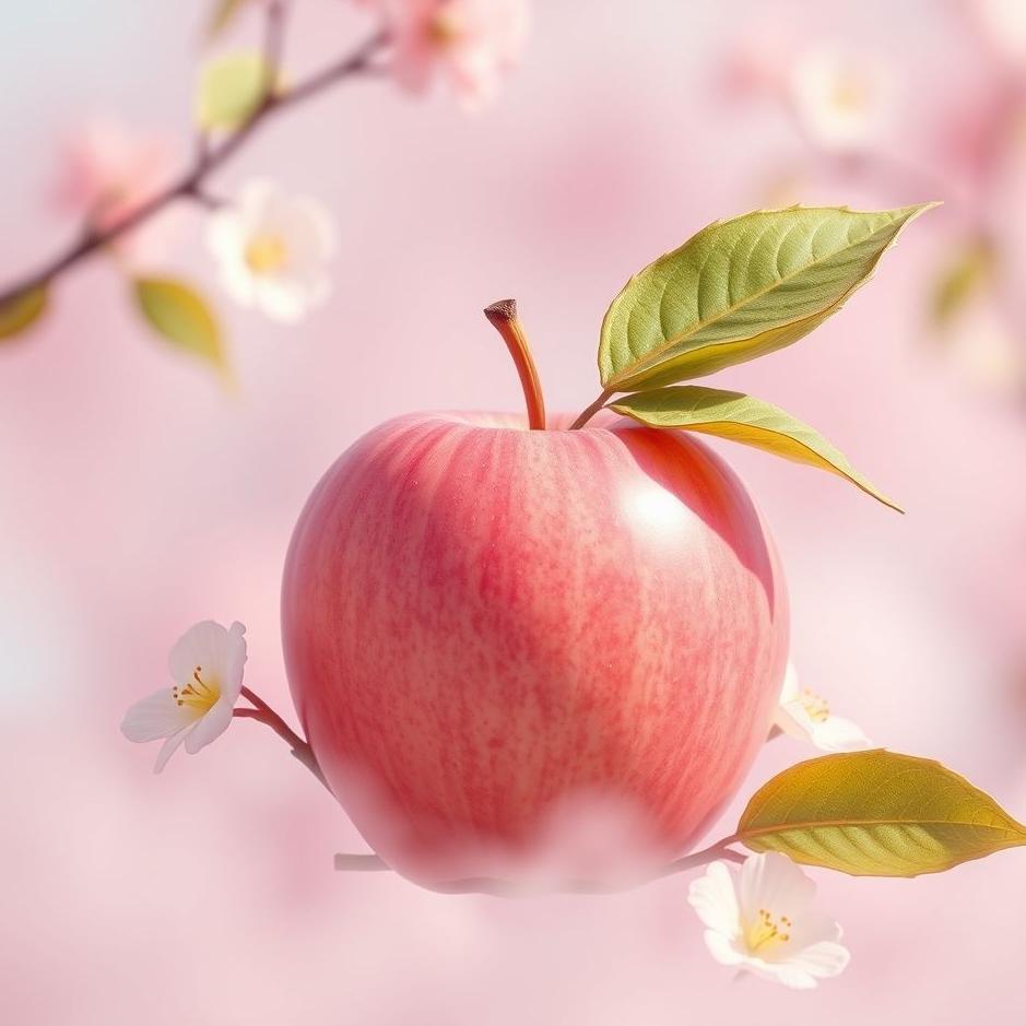 Dream : Pink apple in a dream