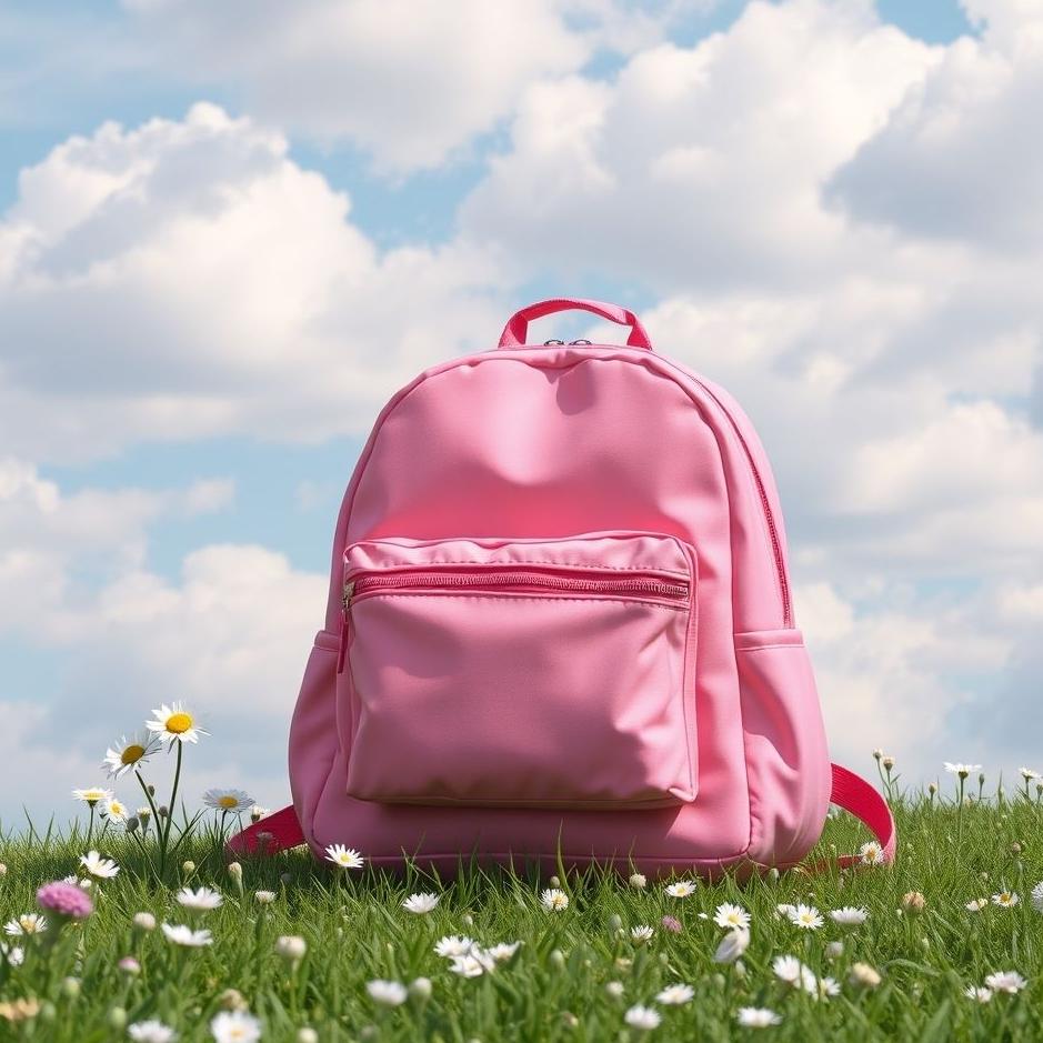 Dream : Pink backpack in a dream