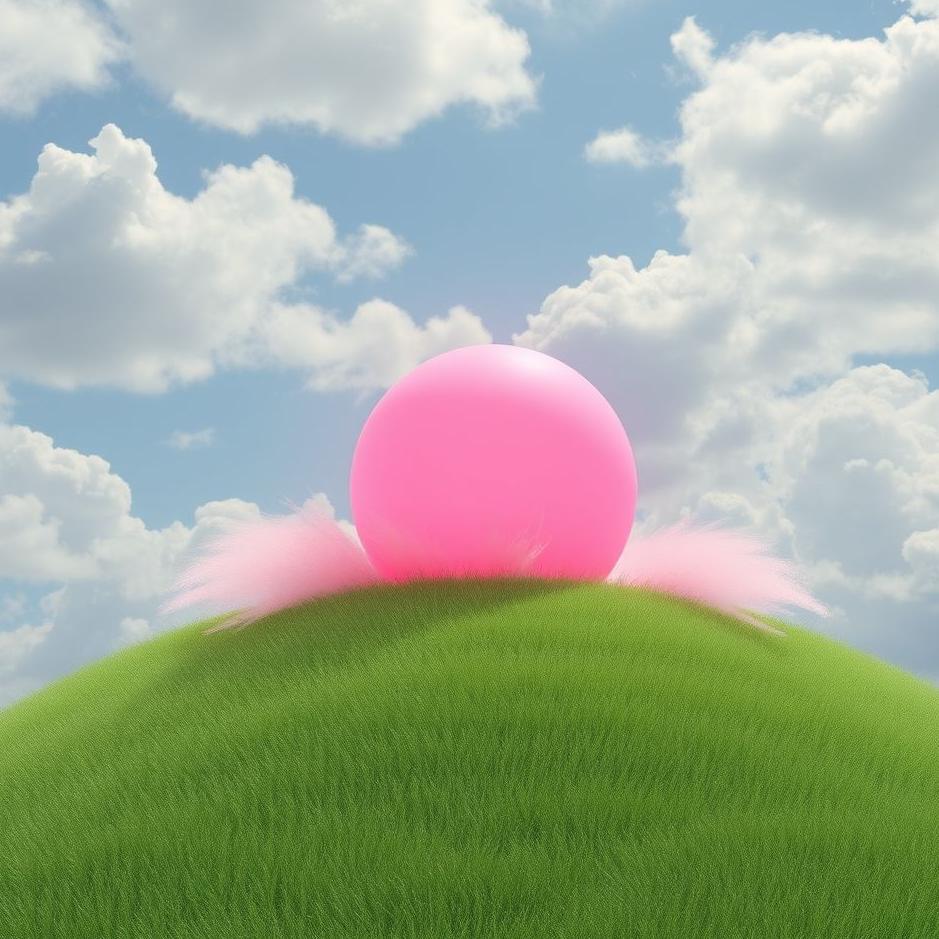 Dream : Pink ball in a dream