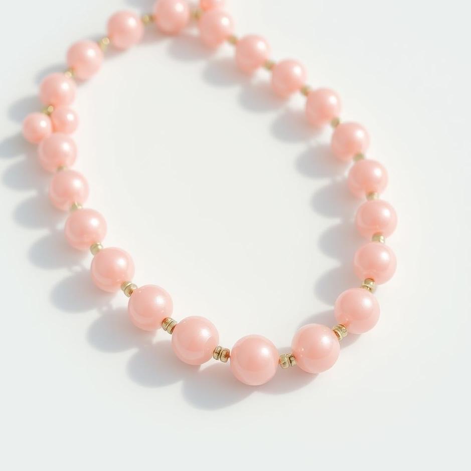 Dream : Pink bead necklace in a dream