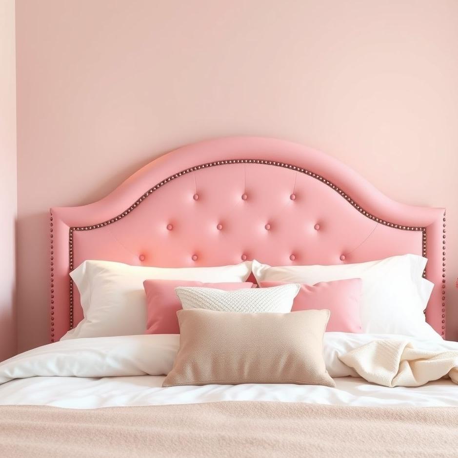 Dream : Pink bed headboard in a dream