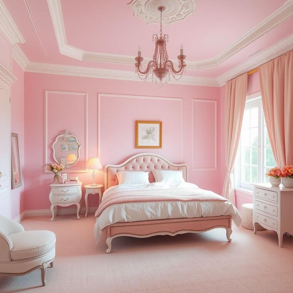 Dream : Pink bedroom in a dream
