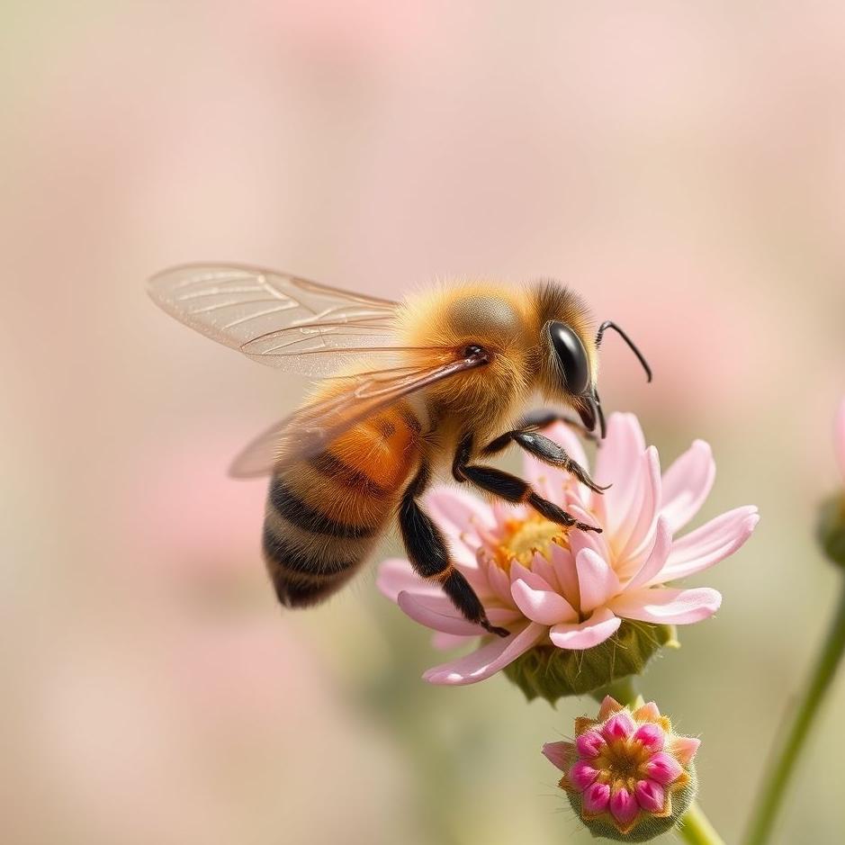 Dream : Pink bee in a dream