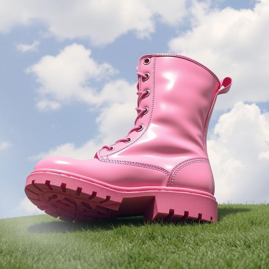 Dream : Pink boot in a dream
