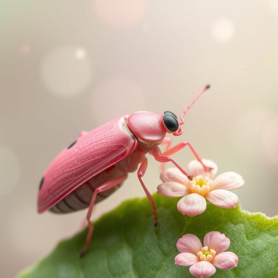Dream : Pink bug in a dream