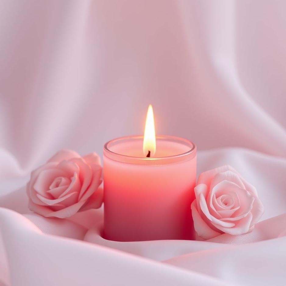 Dream : Pink candle in a dream