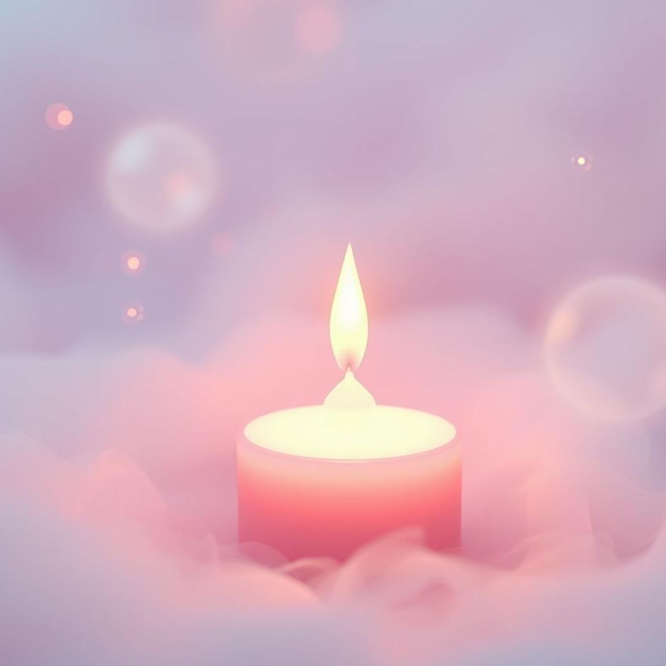 Dream : Pink candlestick in a dream