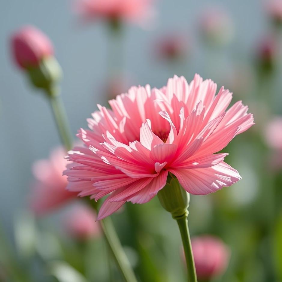 Dream : Pink carnation in a dream