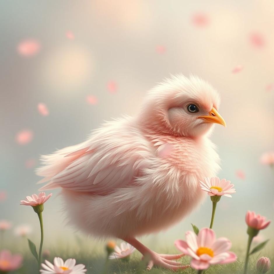 Dream : Pink chick in a dream