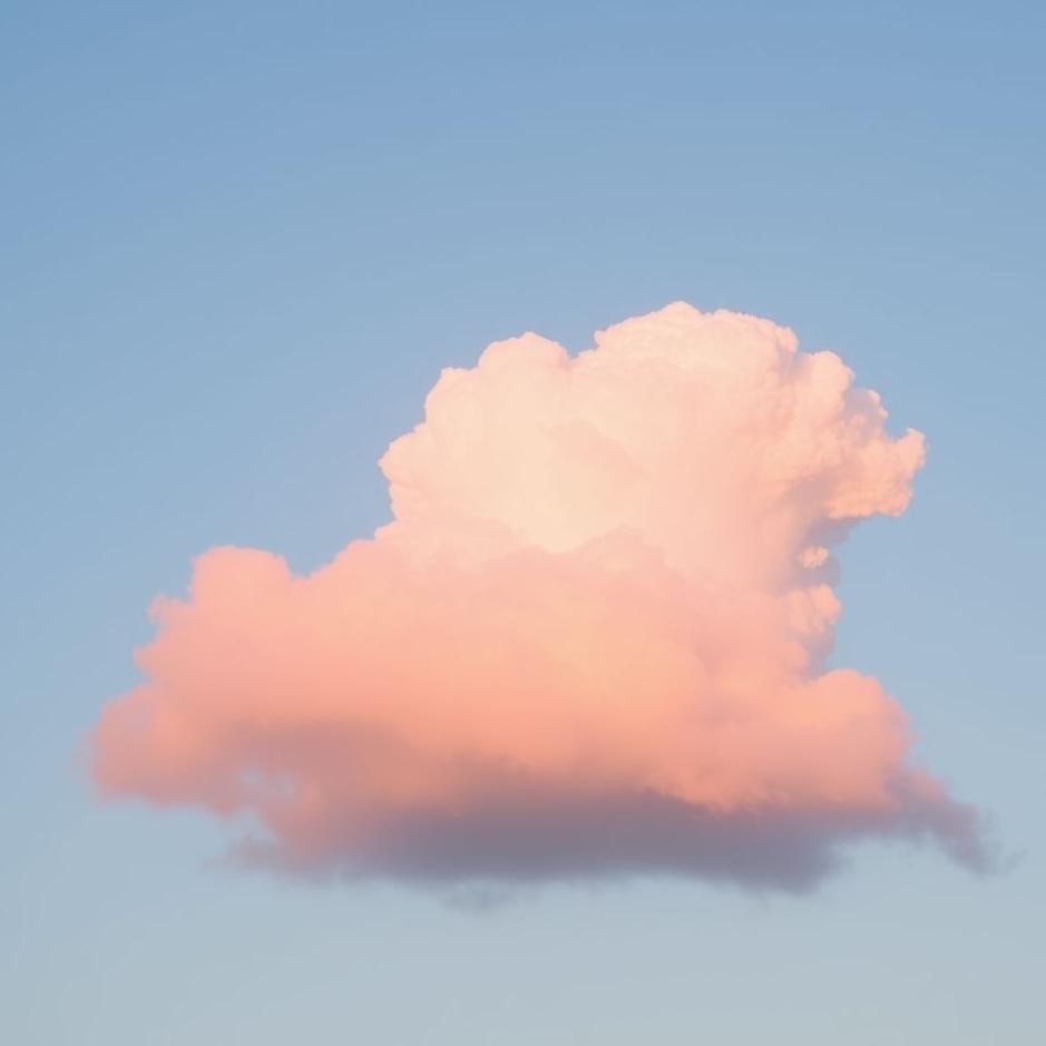 Dream : Pink cloud in a dream