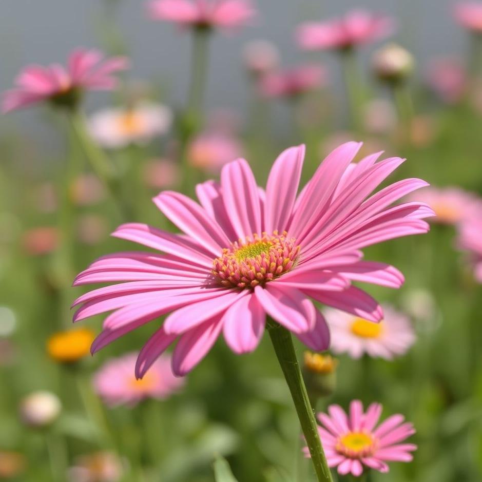 Dream : Pink daisy in a dream