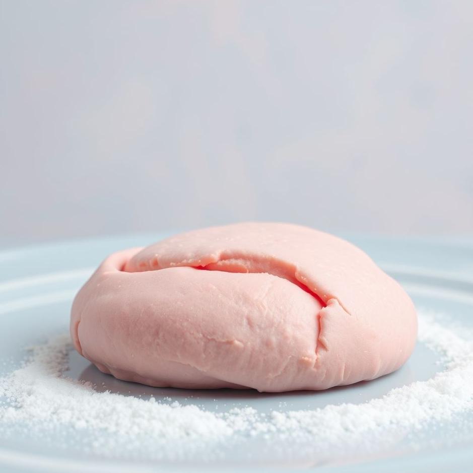 Dream : Pink dough in a dream