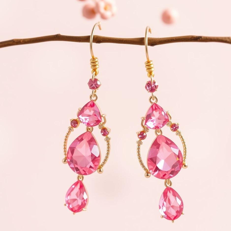 Dream : Pink earrings in a dream