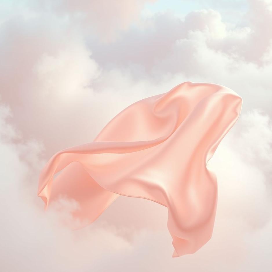 Dream : Pink fabric in a dream