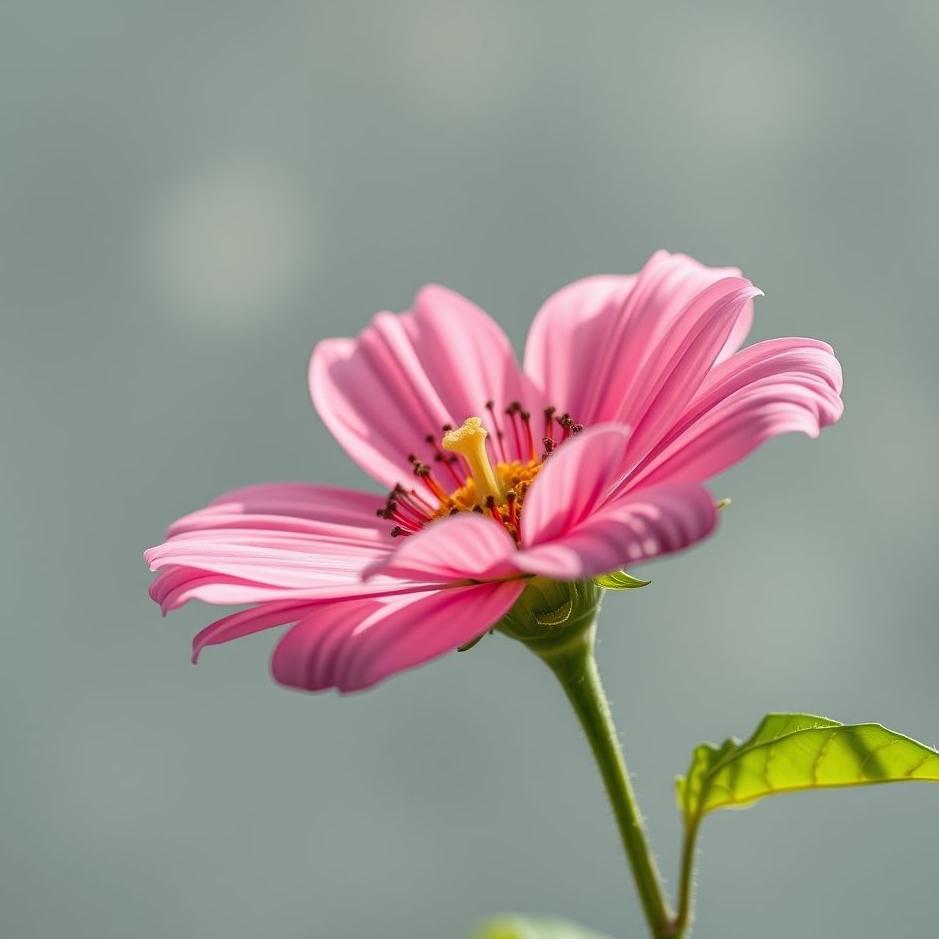 Dream : Pink flower as a gift in a dream