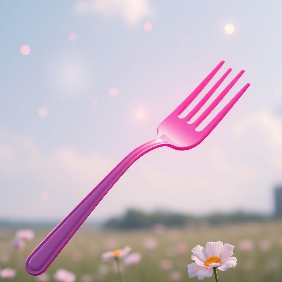 Dream : Pink fork in a dream
