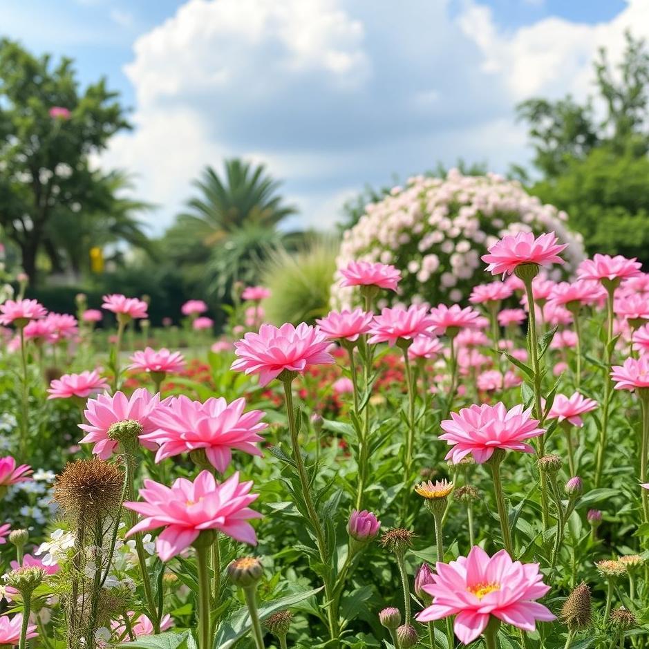 Dream : Pink garden in a dream