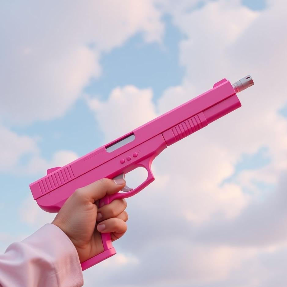 Dream : Pink gun in a dream