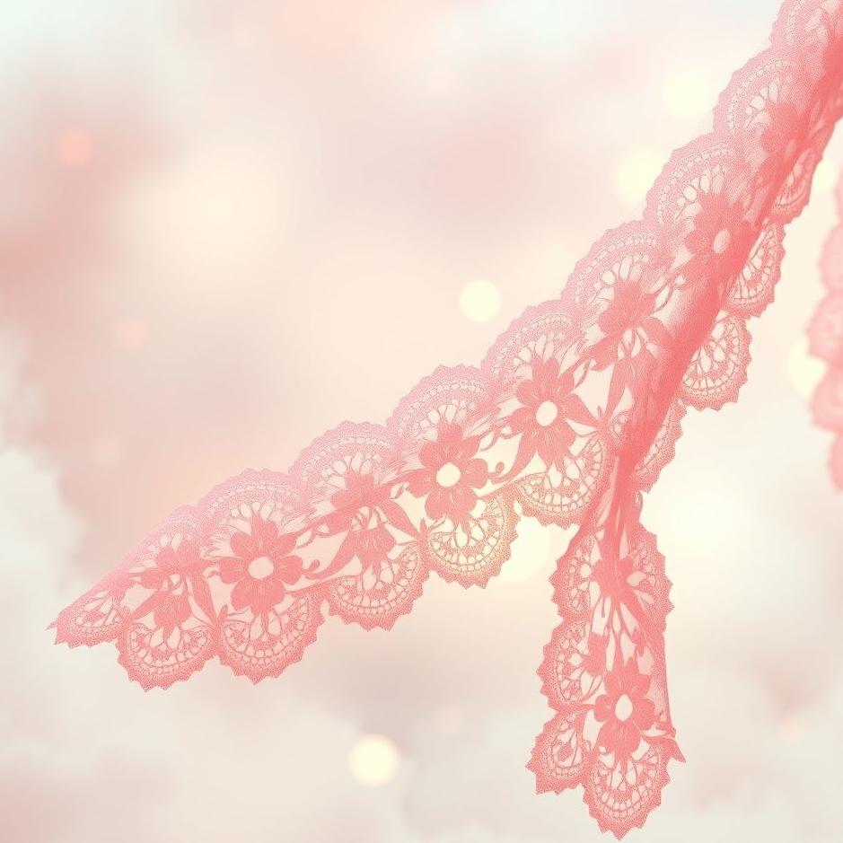 Dream : Pink lace in a dream