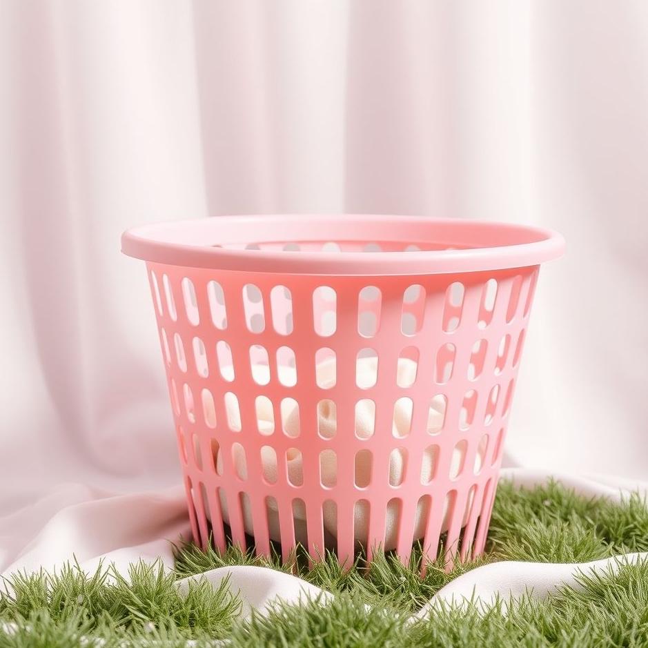 Dream : Pink laundry basket in a dream