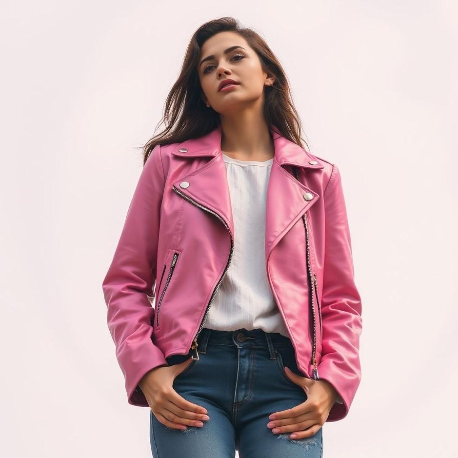 Dream : Pink leather jacket in a dream