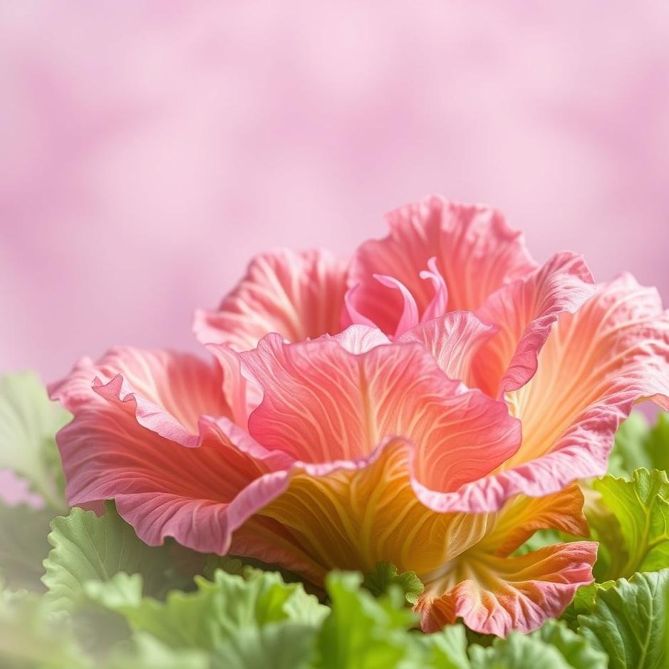 Dream : Pink lettuce in a dream