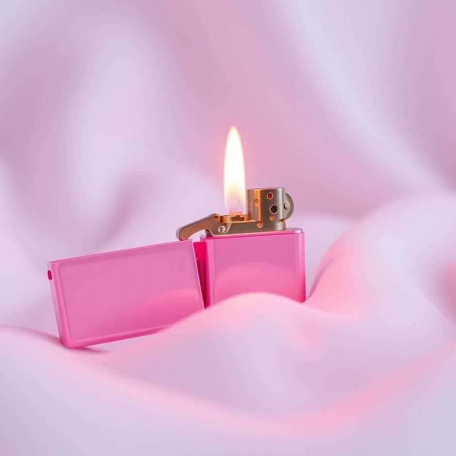 Dream : Pink lighter in a dream