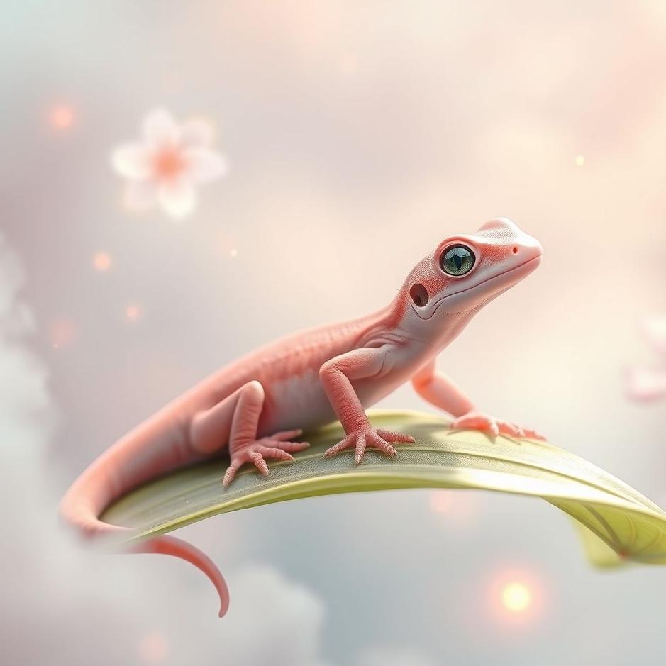 Dream : Pink lizard in a dream
