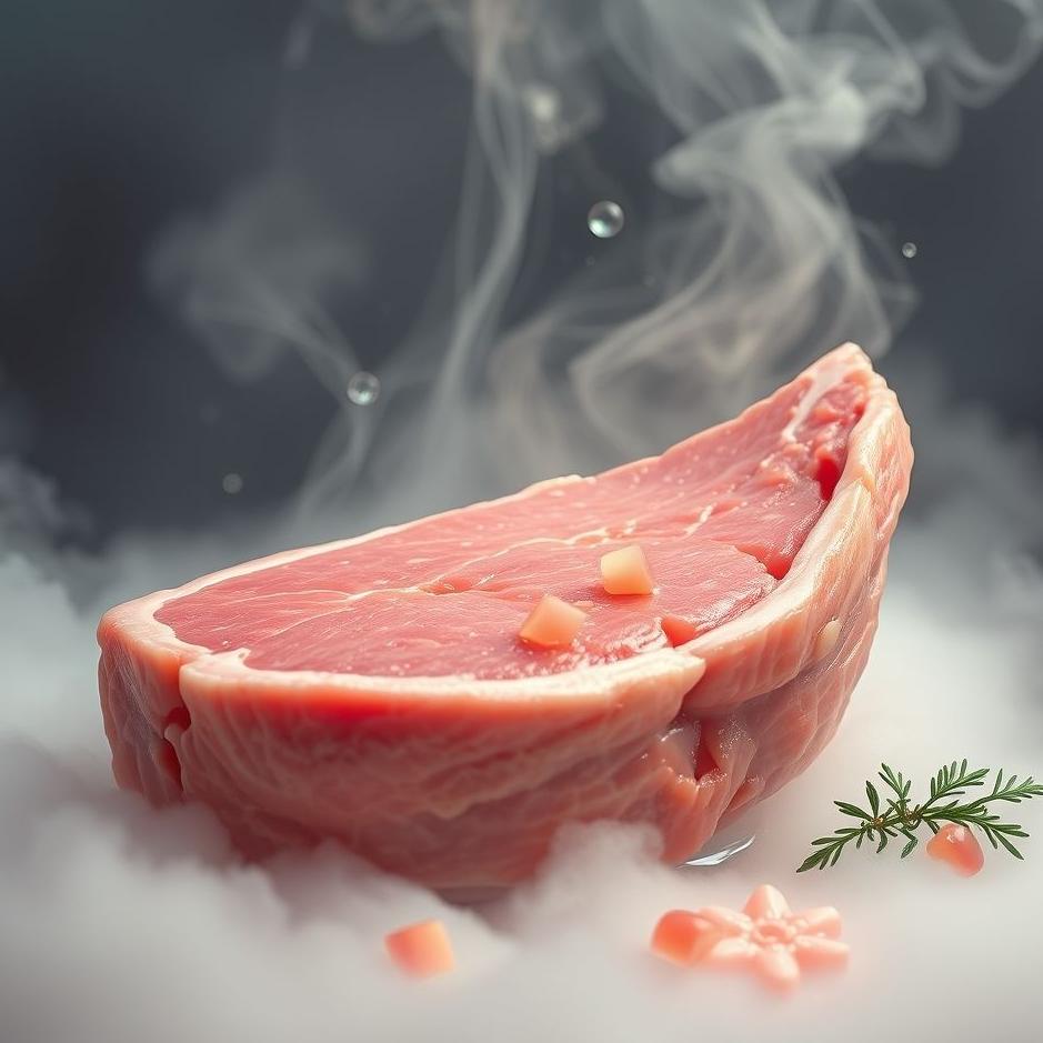 Dream : Pink meat in a dream