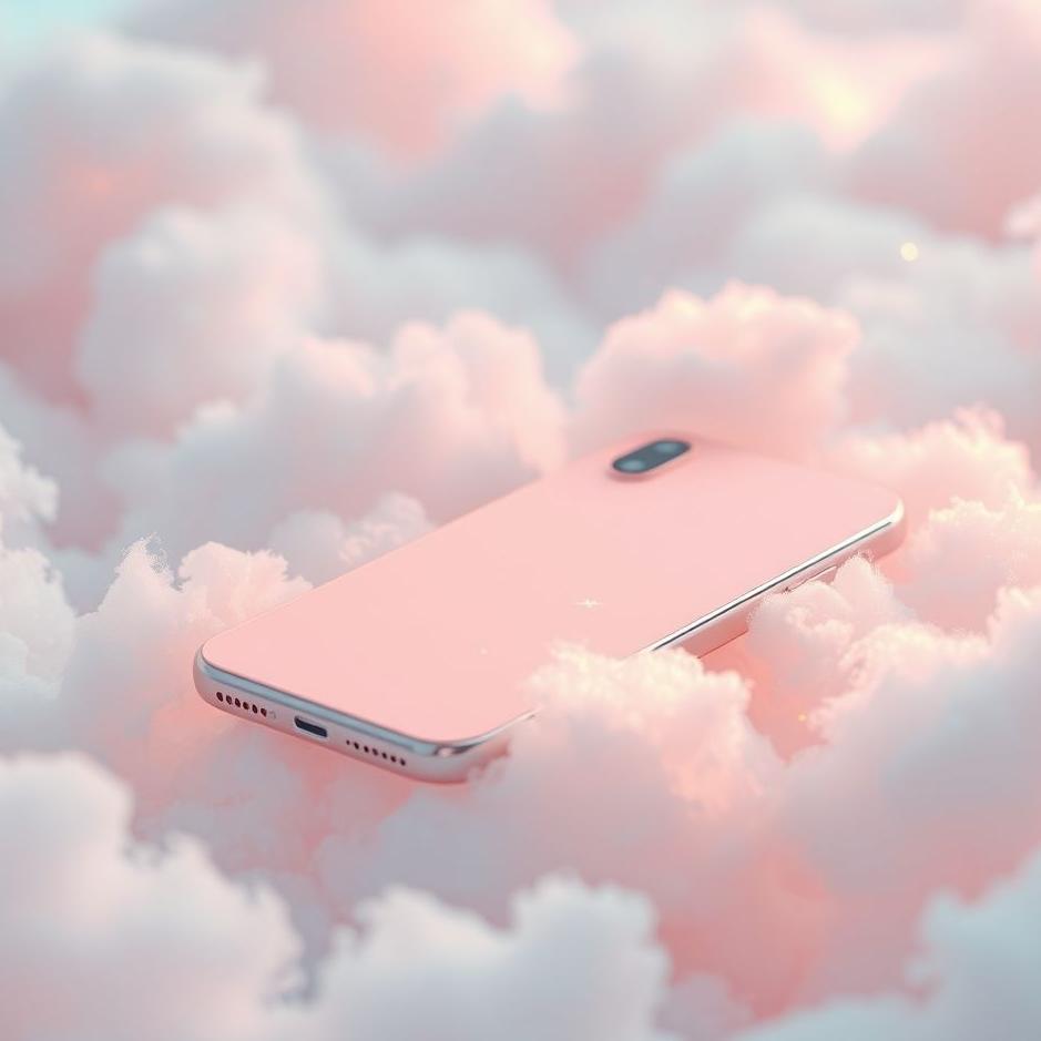 Dream : Pink mobile phone in a dream