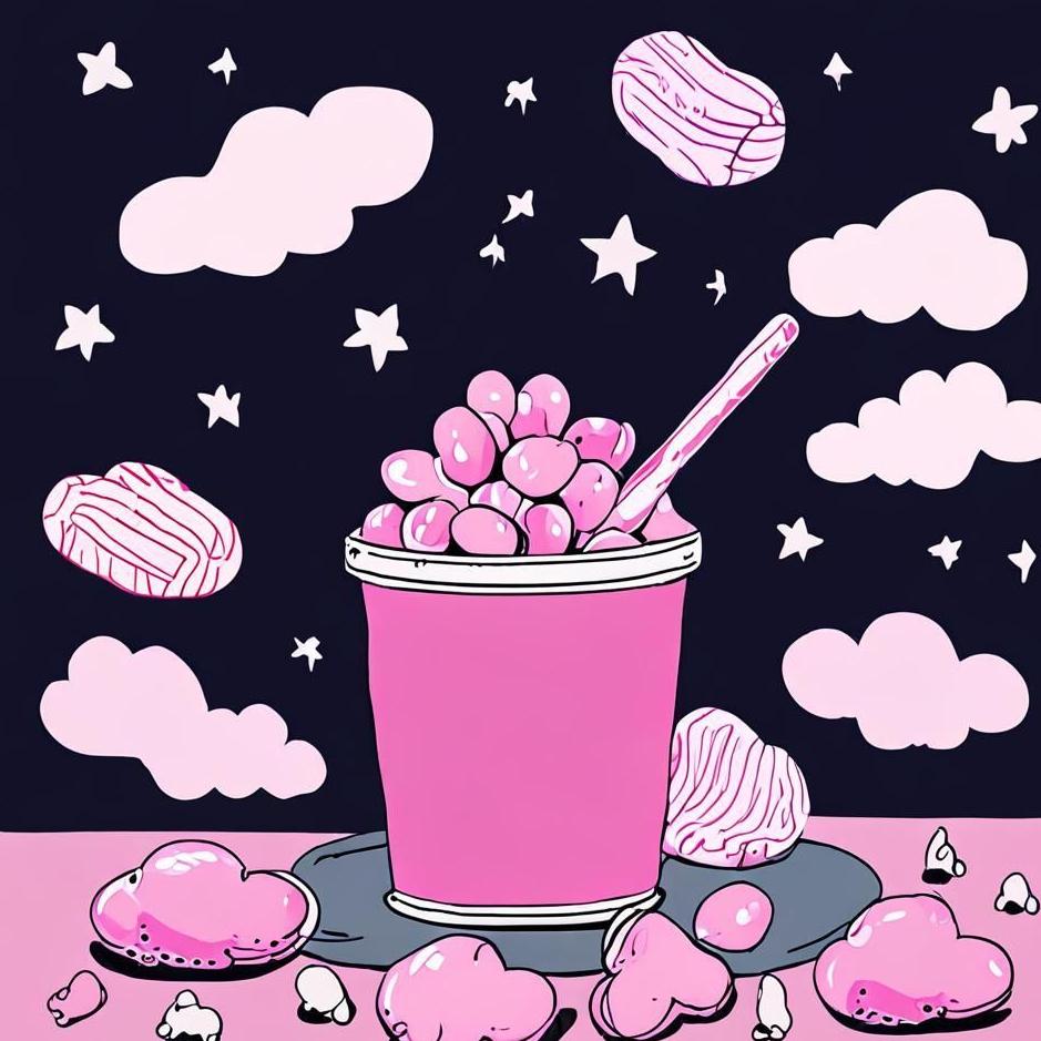 Dream : Pink peanuts in a dream