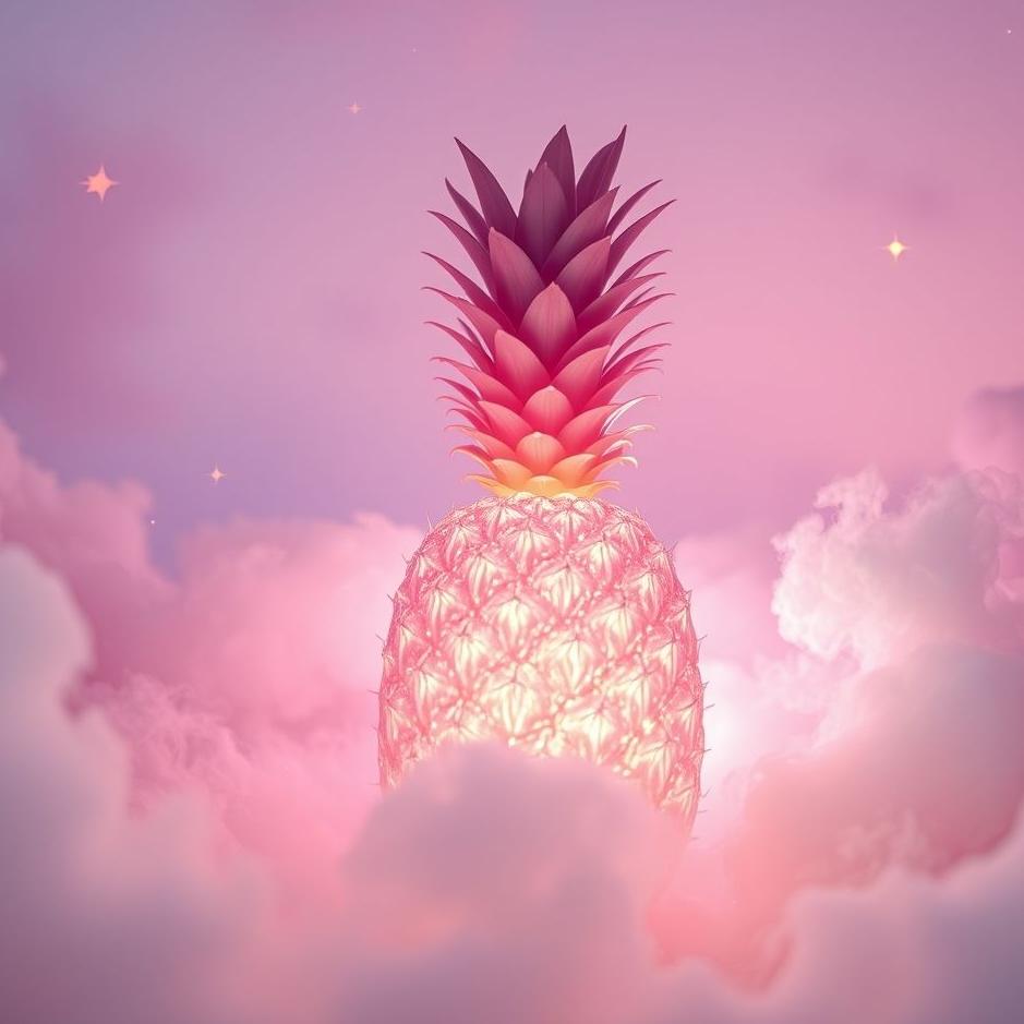 Dream : Pink pineapple in a dream