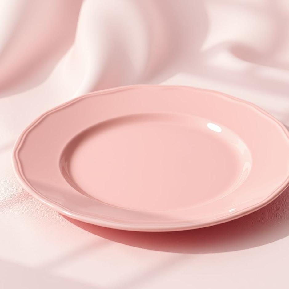 Dream : Pink plate in a dream