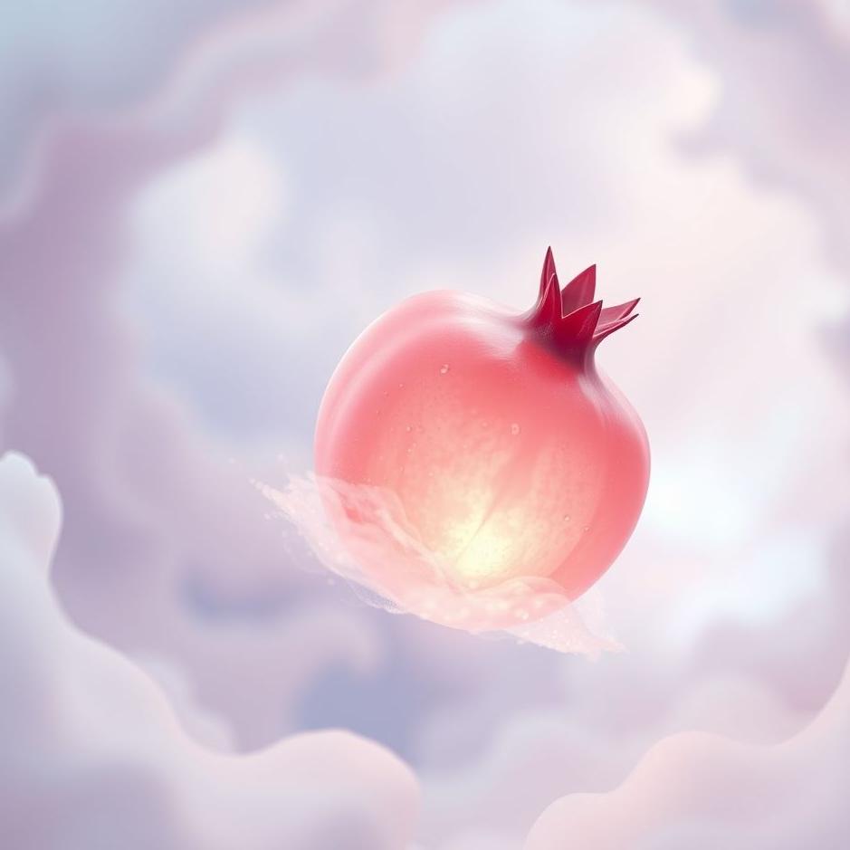 Dream : Pink pomegranate in a dream