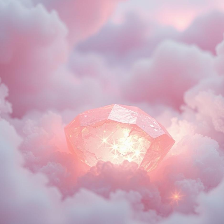 Dream : Pink quartz in a dream