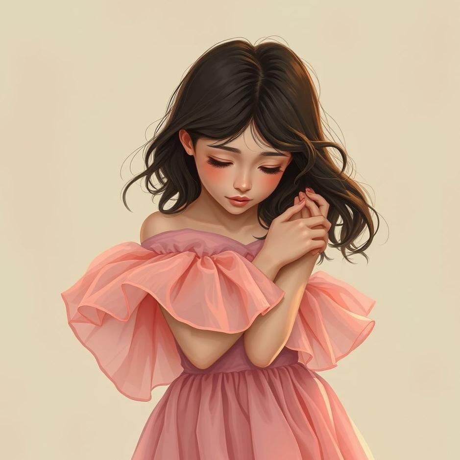 Dream : Pink skirt sewn in a dream