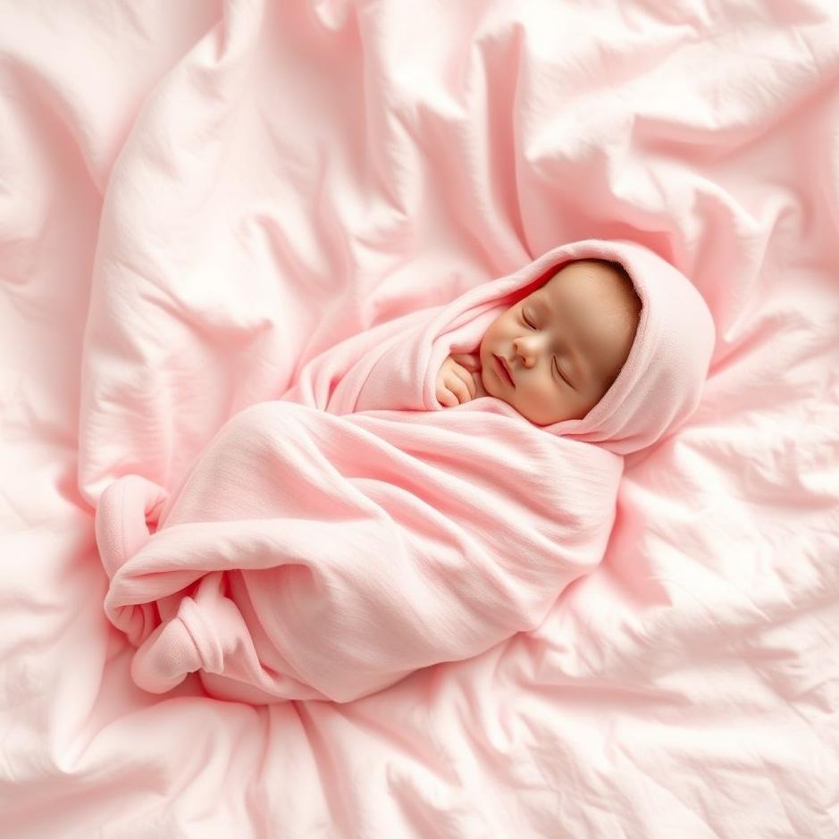 Dream : Pink swaddle in a dream