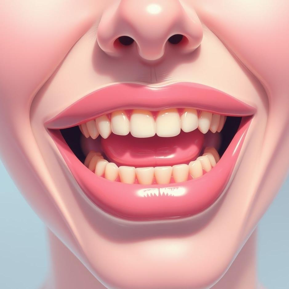 Dream : Pink teeth in a dream