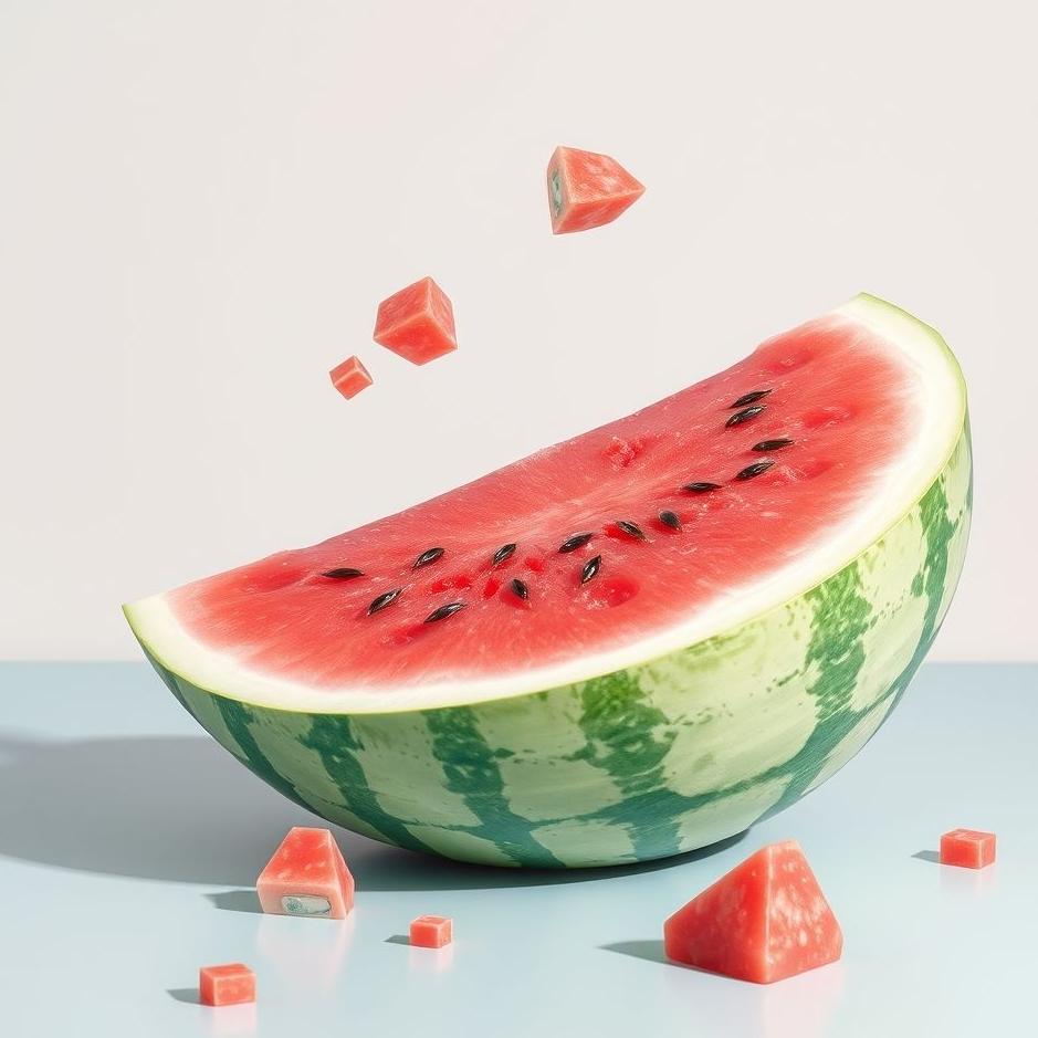 Dream : Pink watermelon in a dream