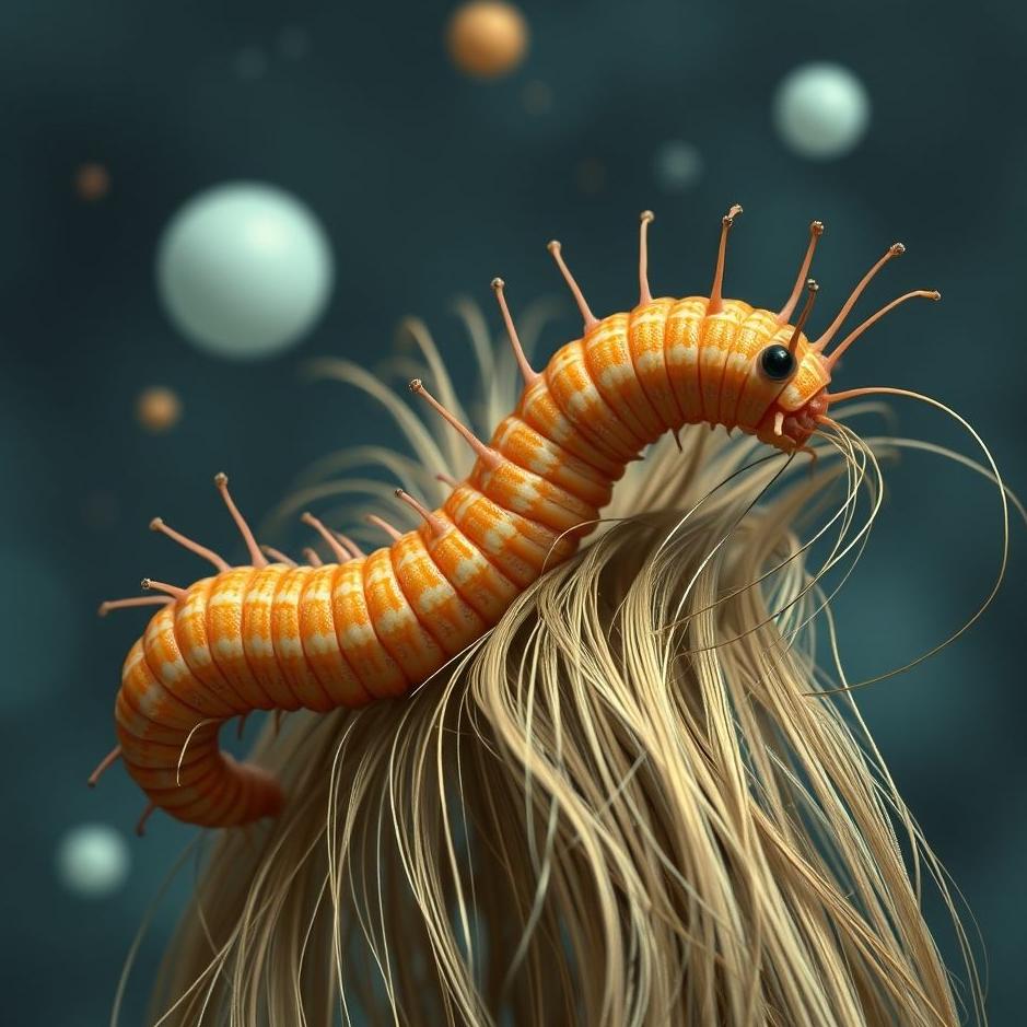 Dream : Pinworms in hair in a dream