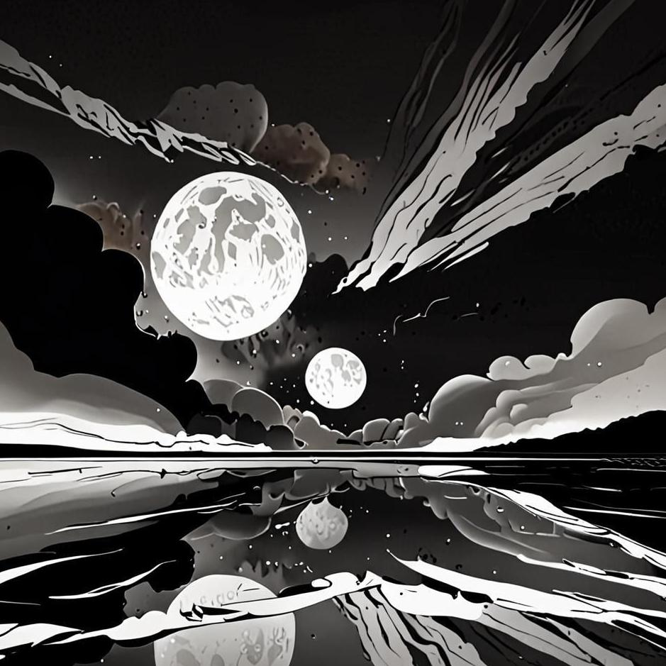 Dream : Pitch black sky in a dream