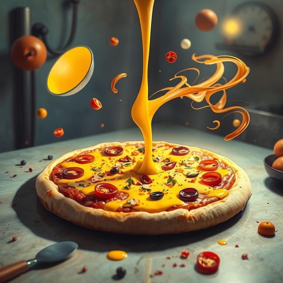 Dream : Pizza being made in a dream