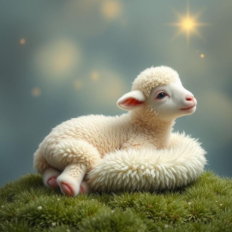 Dream : Placing a baby lamb in a dream