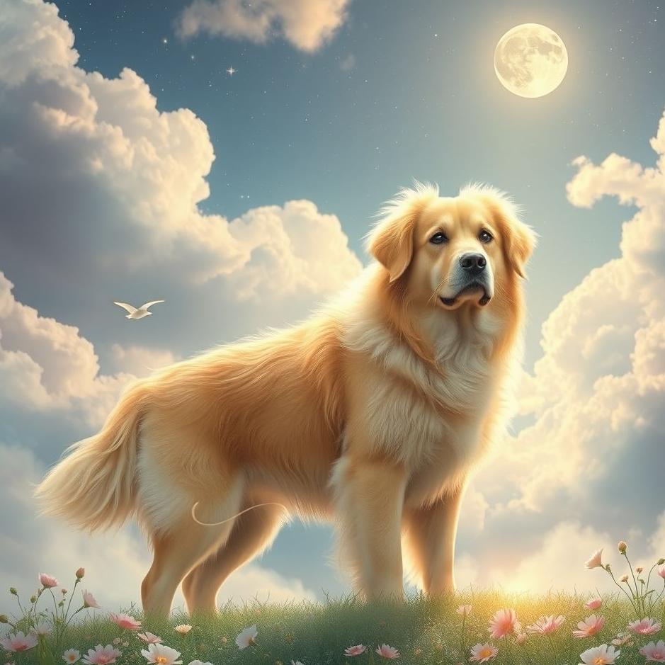 Dream : Placing a beautiful dog in a dream