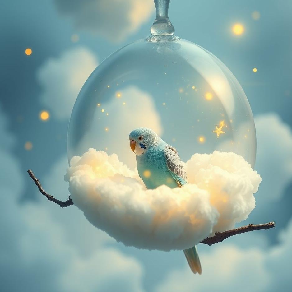 Dream : Placing a blue budgie in a dream